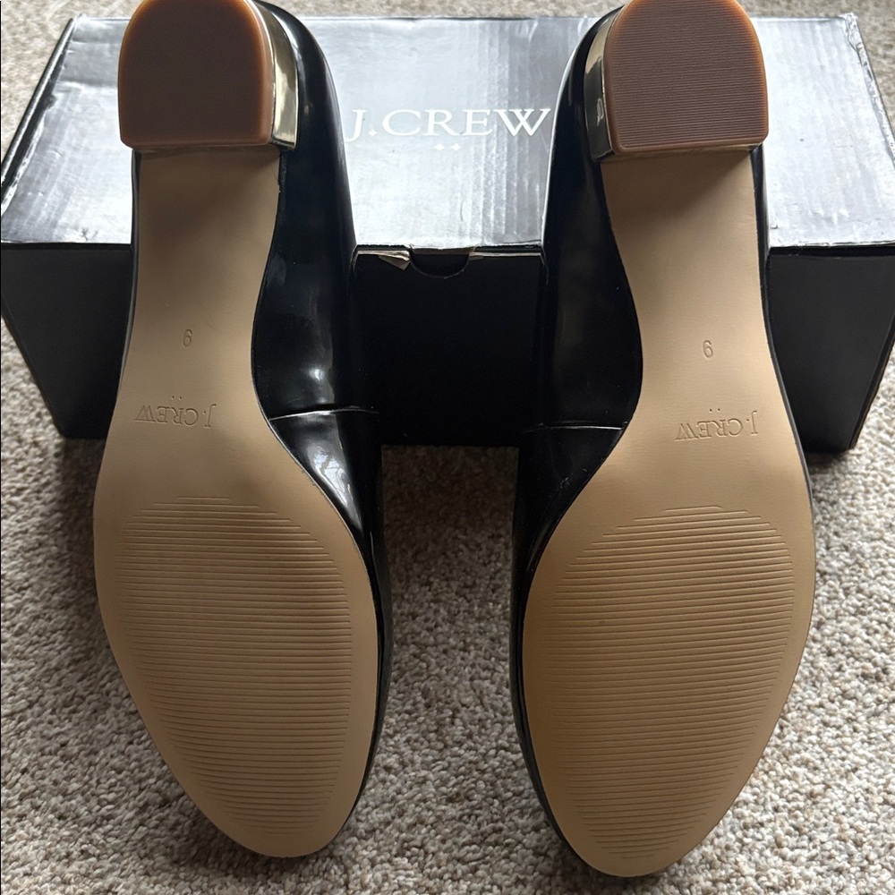 J. Crew Women's Glossy Black Flats - Picture 5 of 8